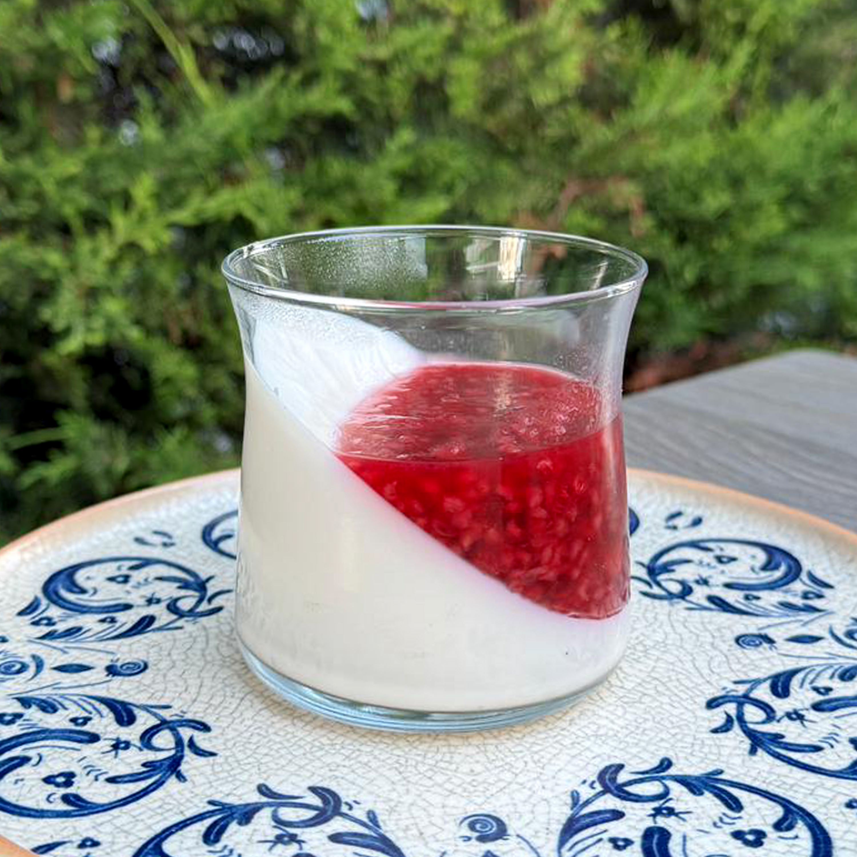 Frambuazlı Panna Cotta