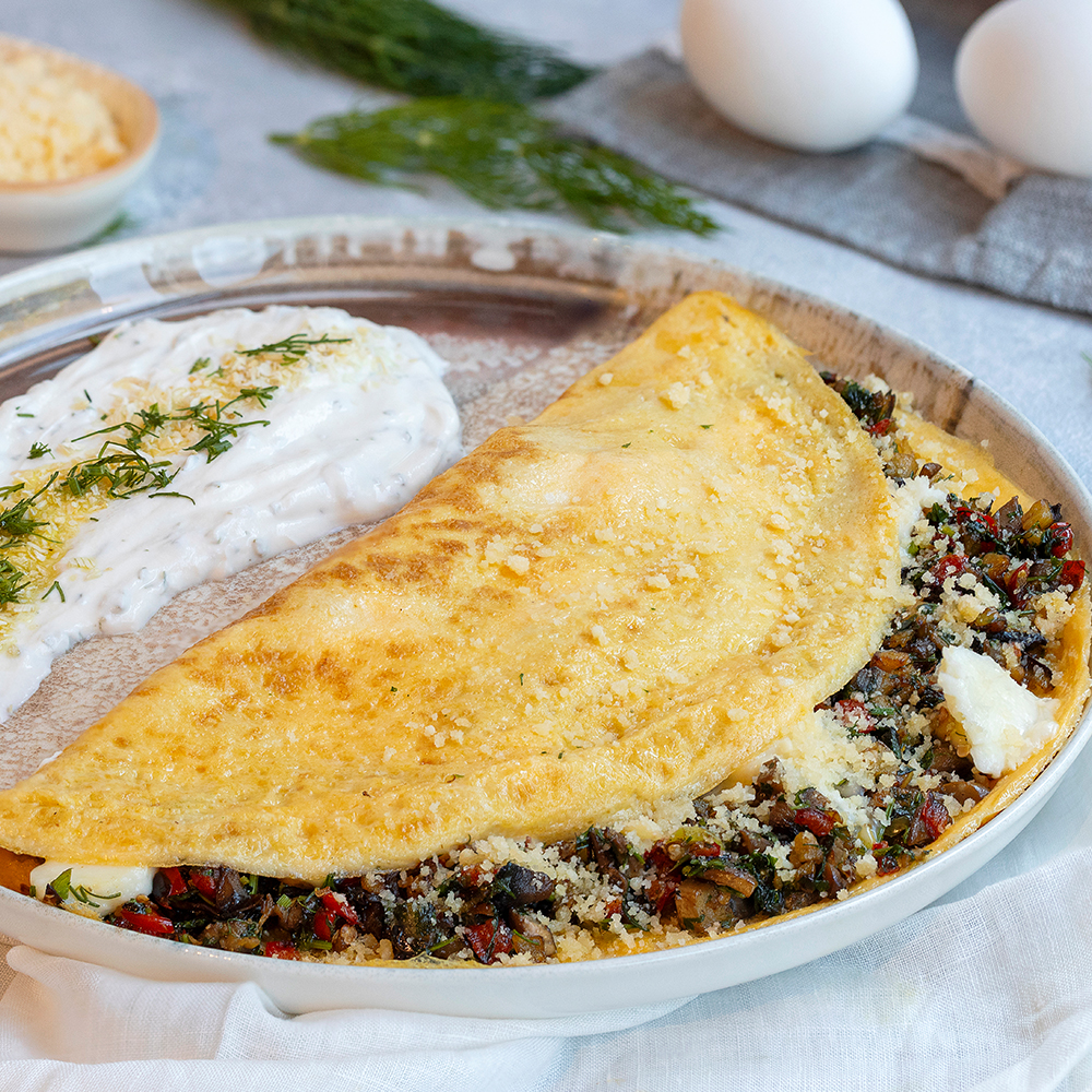 Patlıcanlı Omlet